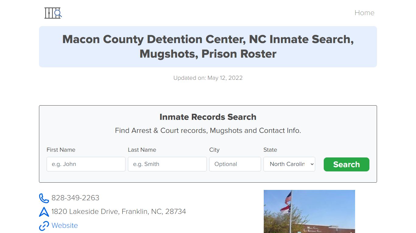 Macon County Detention Center, NC Inmate Search, Mugshots ...